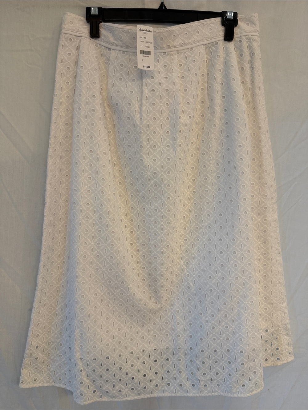 NWT Brooks Brothers embroidered skirt
